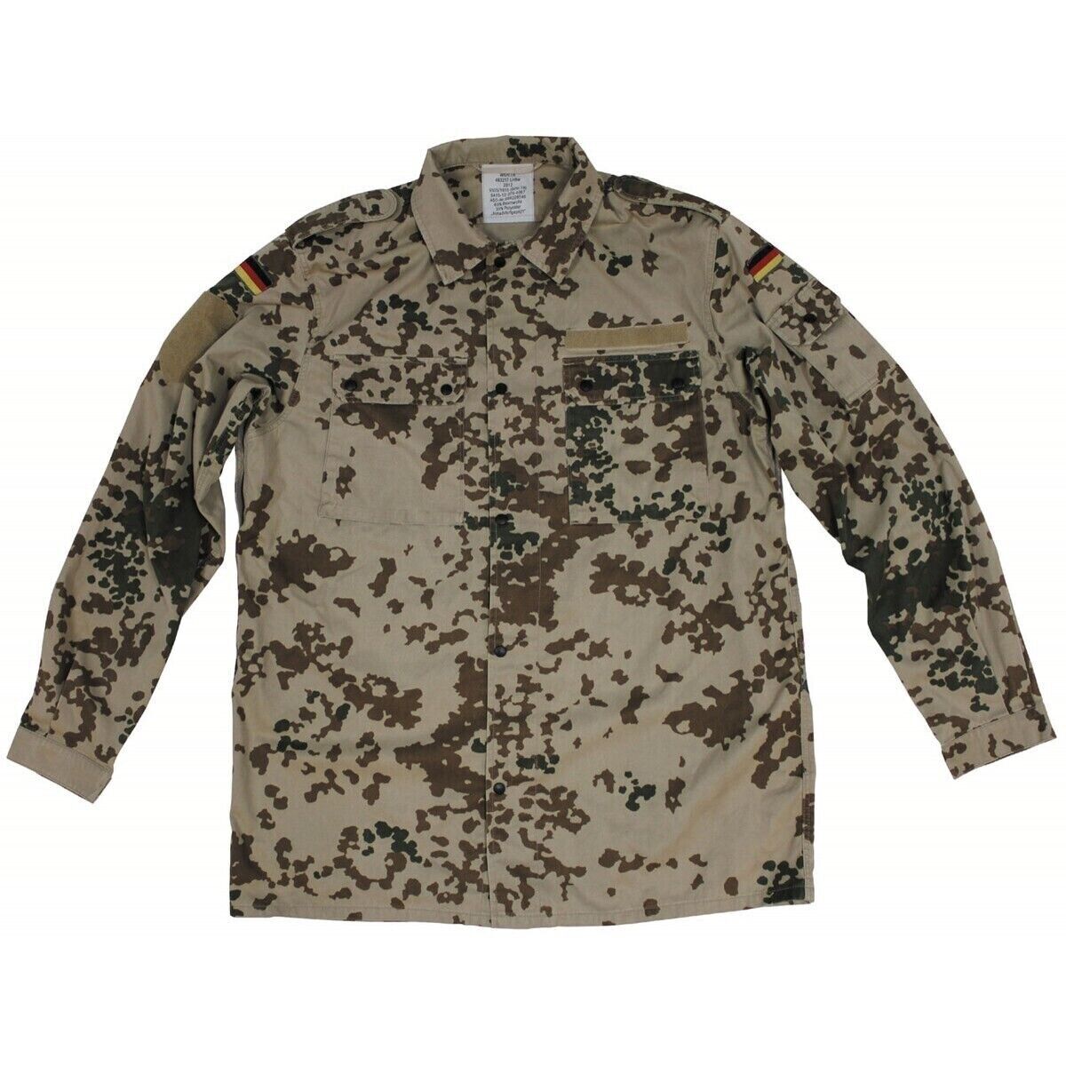 German Army Tropentarn Shirt Military Camouflage Surplus