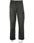 Kombat UK M65 Ripstop Trousers - Black  Military Army Style 38"