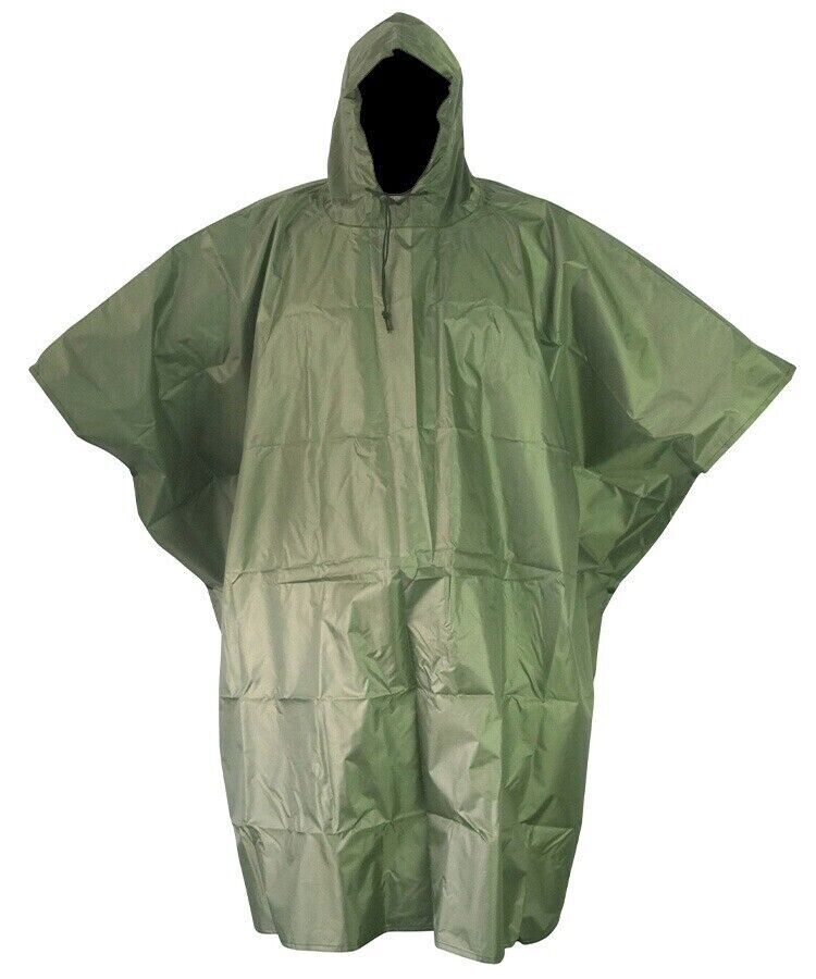 Kombat UK Ranger Poncho Olive Green Waterproof Country Shooting Hunting