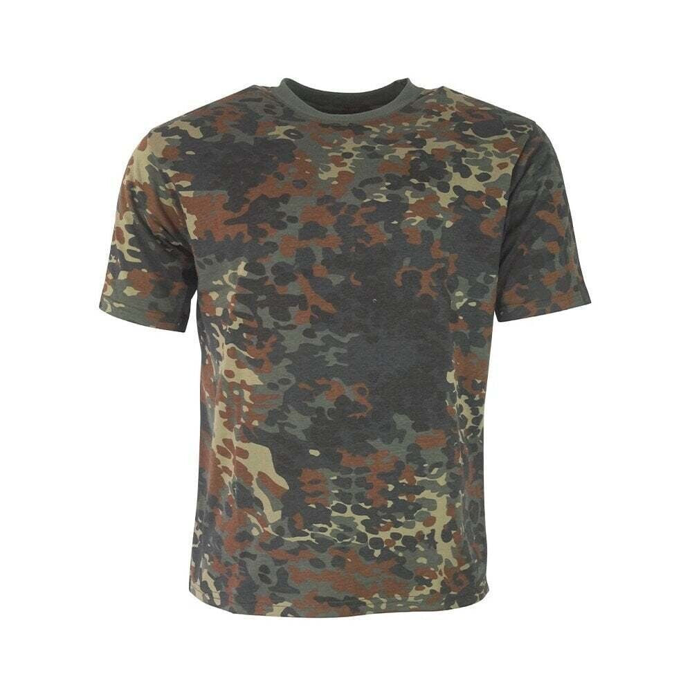 Kombat UK Flecktarn / German Camo T- Shirts NEW