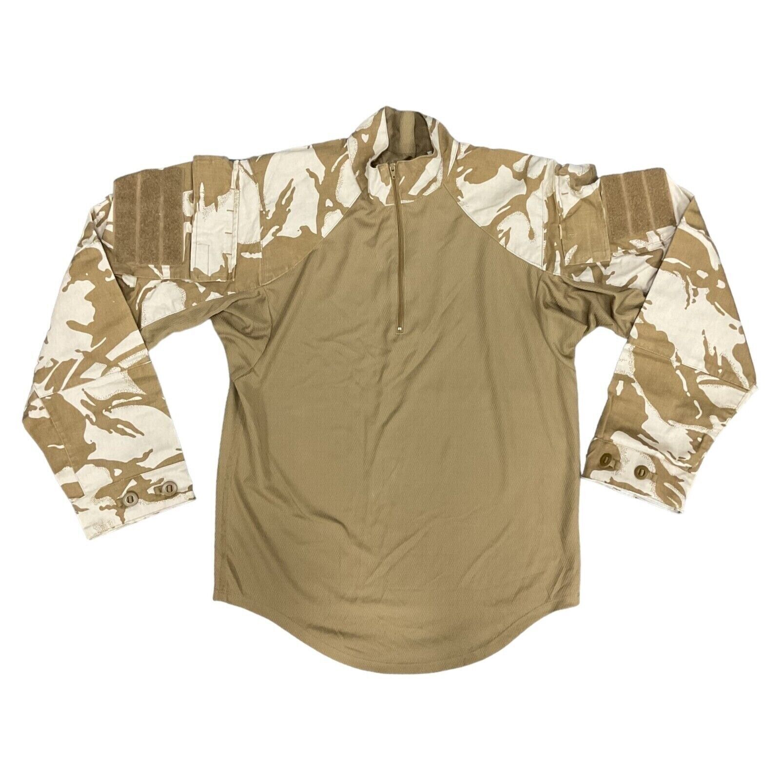 British Army Desert UBACs Shirt Warm Weather Long Sleeve Top Genuine