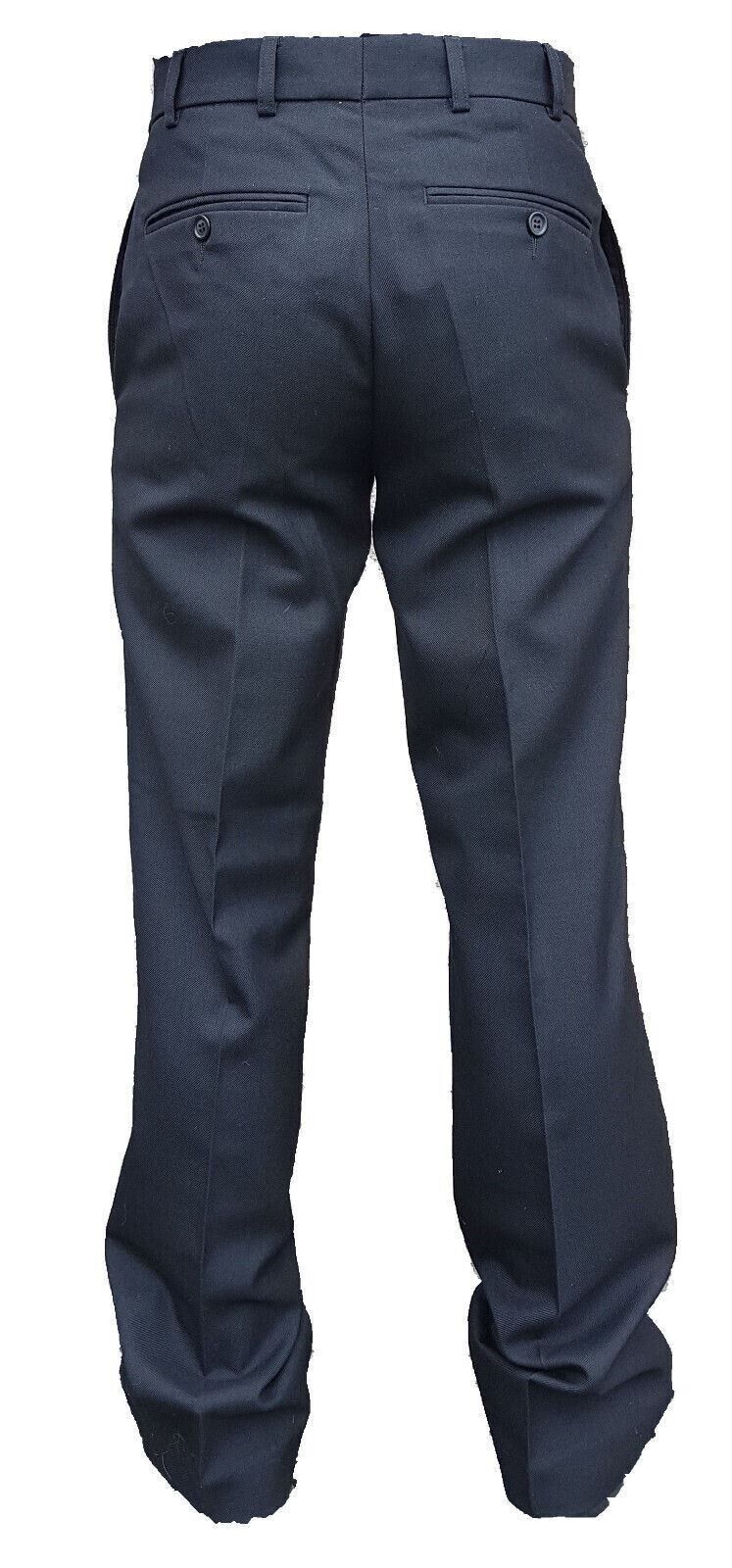 Formal Black Uniform Trousers Lightweight British PC Security Prison Officer