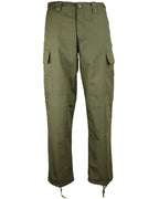 Army Style M65 BDU Ripstop Combat Cargo Lightweight Green Military Trousers Work