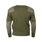 Olive Green Jumper Italian Military Army Commando V Neck Pullover Size XL NEW