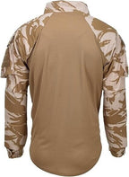 British Army Desert UBACs Shirt Warm Weather Long Sleeve Top Genuine
