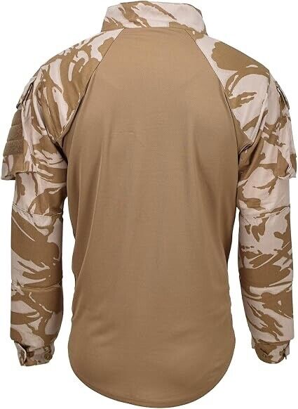 British Army Desert UBACs Shirt Warm Weather Long Sleeve Top Genuine