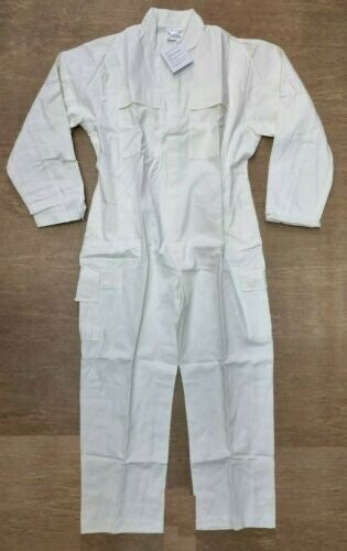 BULK  5 x White FR Protective Coveralls General Service Workwear NEW IN PACK