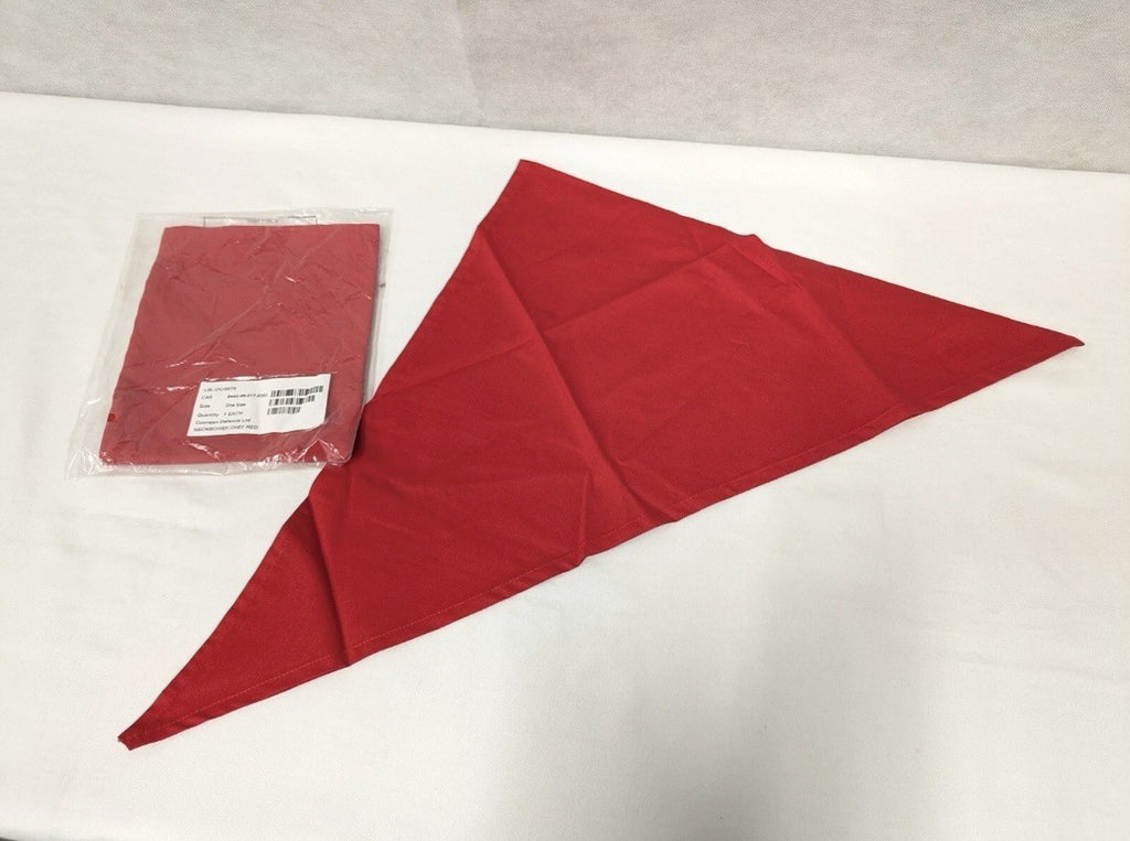 British Army - Military -  Chef Neckerchief Scarf Red - New and Sealed