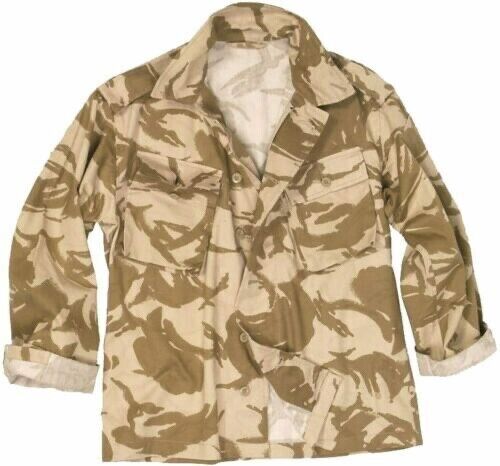 Genuine British Army Desert DPM Camo Combat Shirt/Jacket Zip