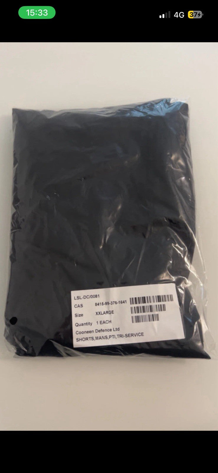 BULK  10 x British Army Surplus Navy Blue/Black PTI Shorts - XXL NEW