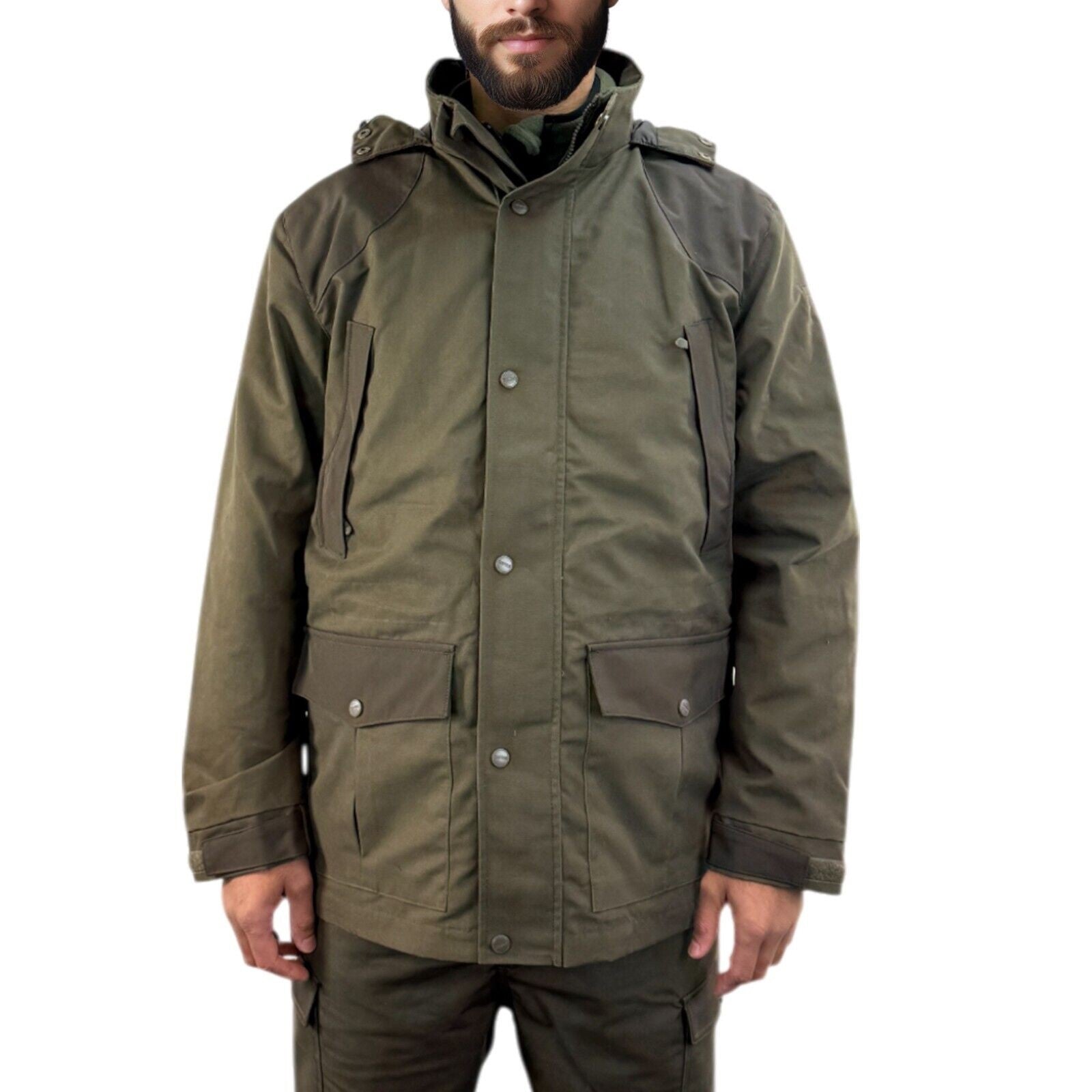 Mens Game Forrester Durable Waterproof Jacket - Hunting Camping Outdoor Raincoat
