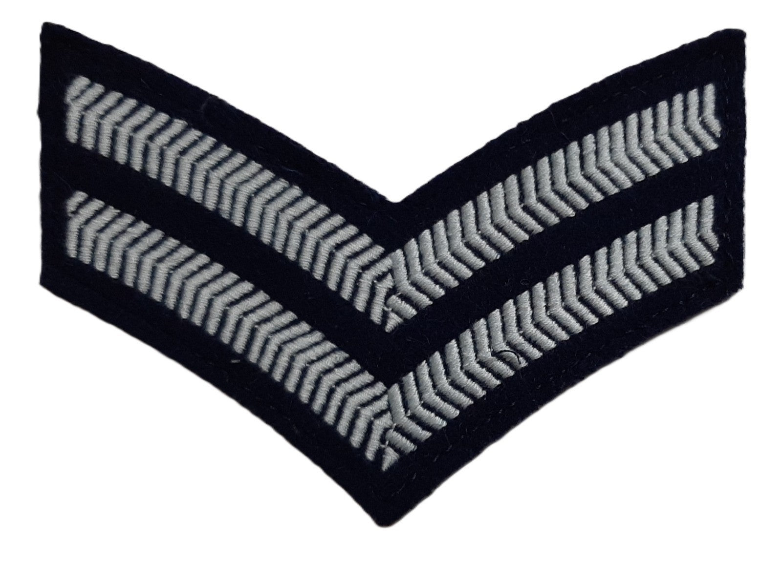 Genuine Vintage British RAF Corporal 2 Chevrons Arm Patch / Badge - New