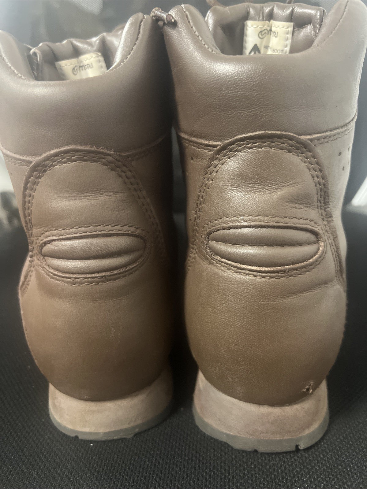 Iturri Brown Leather Patrol Lightweight Combat Boots Size 9M Male UK