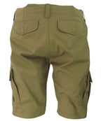 KOMBAT TACTICAL MENS MILITARY COMBAT CARGO SHORTS COYOTE