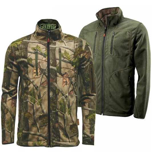 Game HB211 Pursuit Reversible Camouflage Jacket Waterproof Hunting Shooting Coat