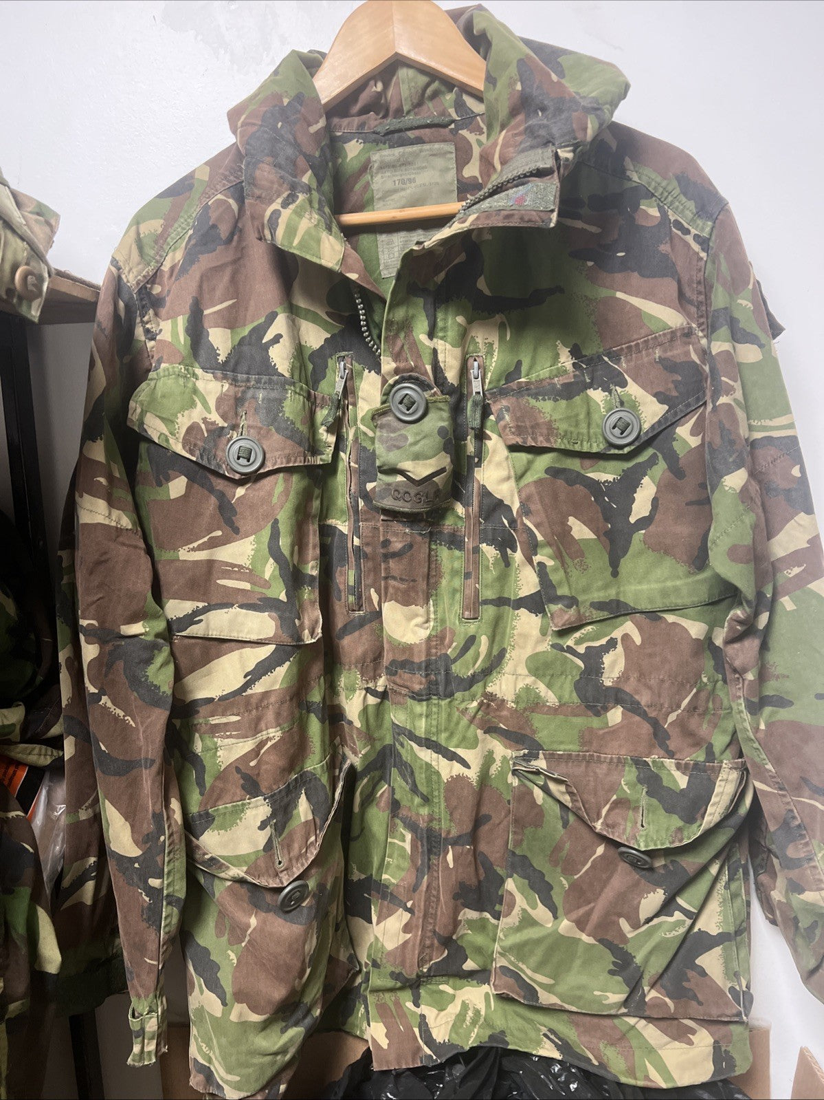 British Army Surplus DPM Windproof Woodland Smock Camouflage Combat