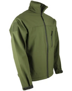 Kombat UK Trooper Tactical Soft Shell Jacket (Olive Green)  Military Army Style
