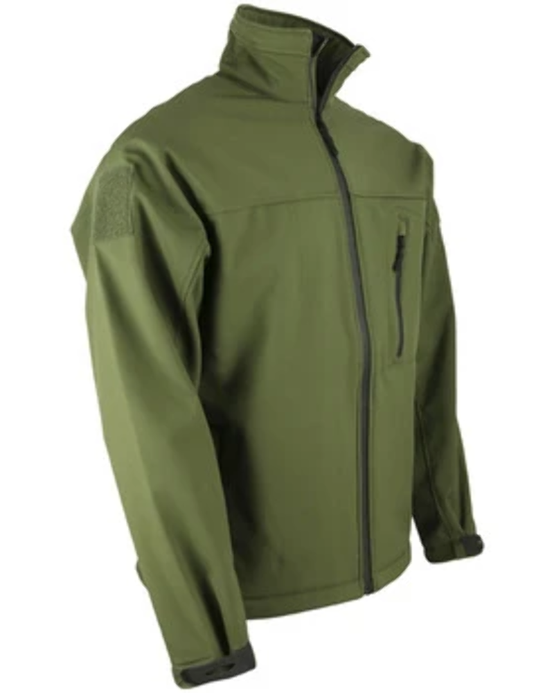 Kombat UK Trooper Tactical Soft Shell Jacket (Olive Green)  Military Army Style