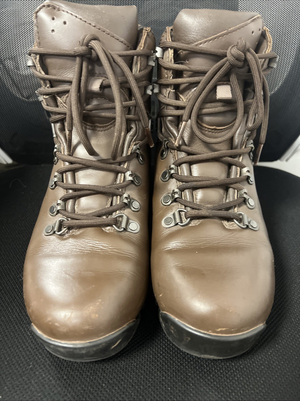 Womens British Army Iturri Lightweight Patrol Leather Brown Boots 6M