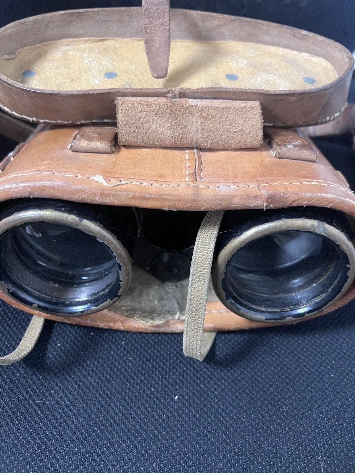 British WW2 Bino Prism NO5 MK2 x7 Binoculars 1941 With Case
