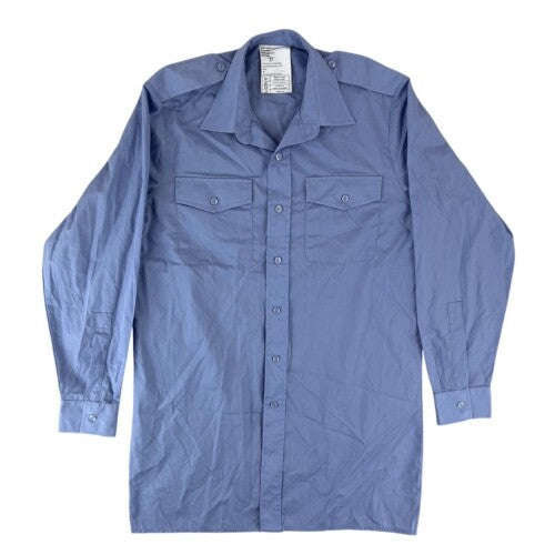 British RAF Shirt Long Sleeve Mens No 2 Royal Air Force Light Blue