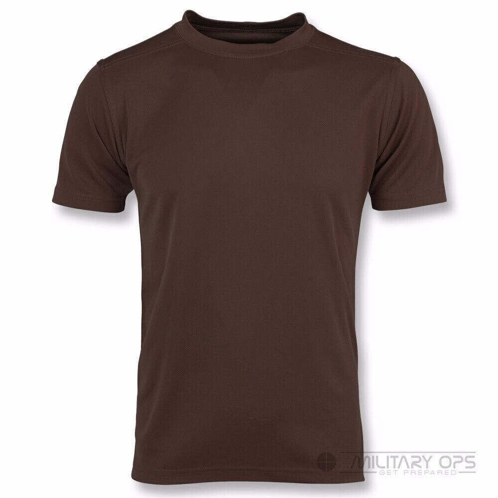 British Army Brown Combat Anti Static Wicker T-shirts