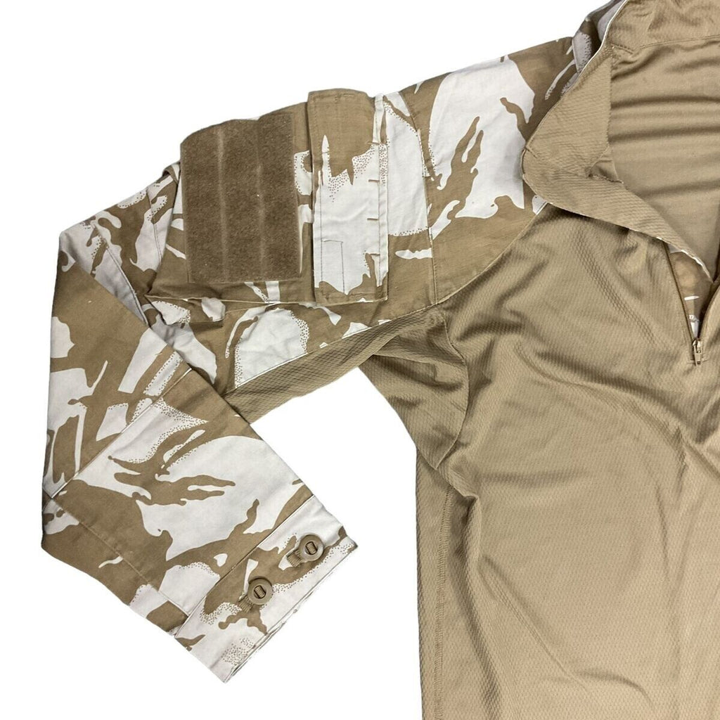 British Army Desert UBACs Shirt Warm Weather Long Sleeve Top Genuine