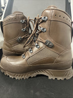 WOMENS HAIX HIGH LIABILITY BOOTS Combat Leather Size 5 Wide British Army NEW