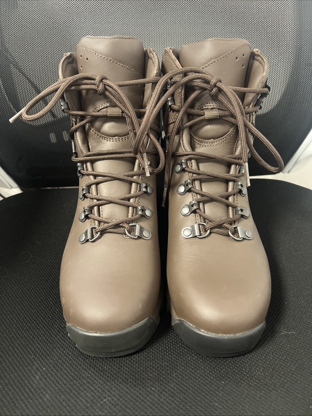 Womens British Army Iturri Lightweight Patrol Leather Brown Boots UK 5 - NEW