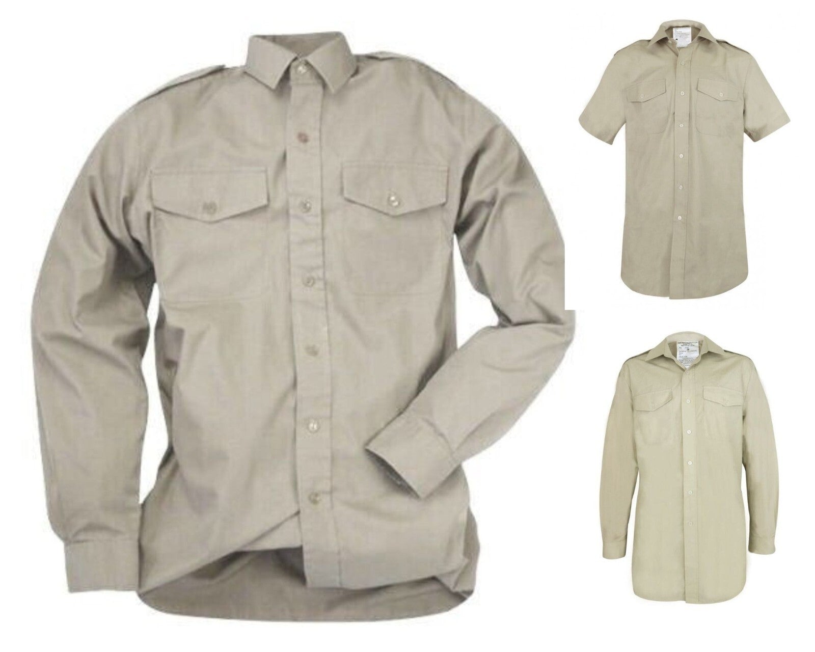 British Army Fawn Shirt Short or Long Sleeve - Grade 1