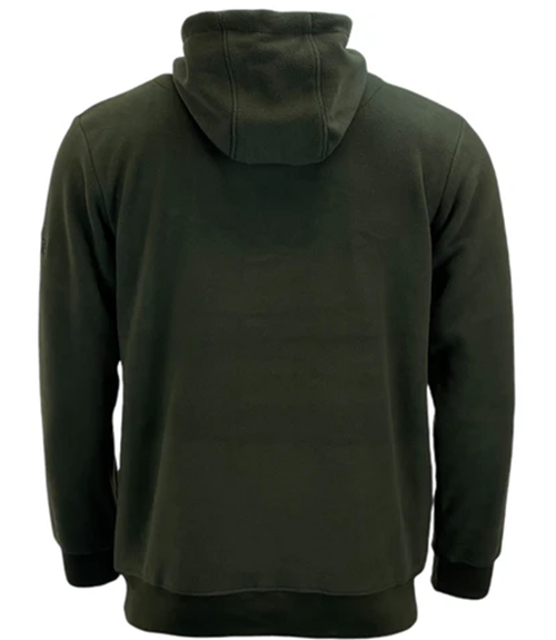 Mens Game Trail Fleece Hoodie Green Quarter Zip Pullover Hunting Shooting