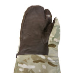 British Army Blizzard Mittens Goretex MTP Leather Camo Gloves   Small - Large