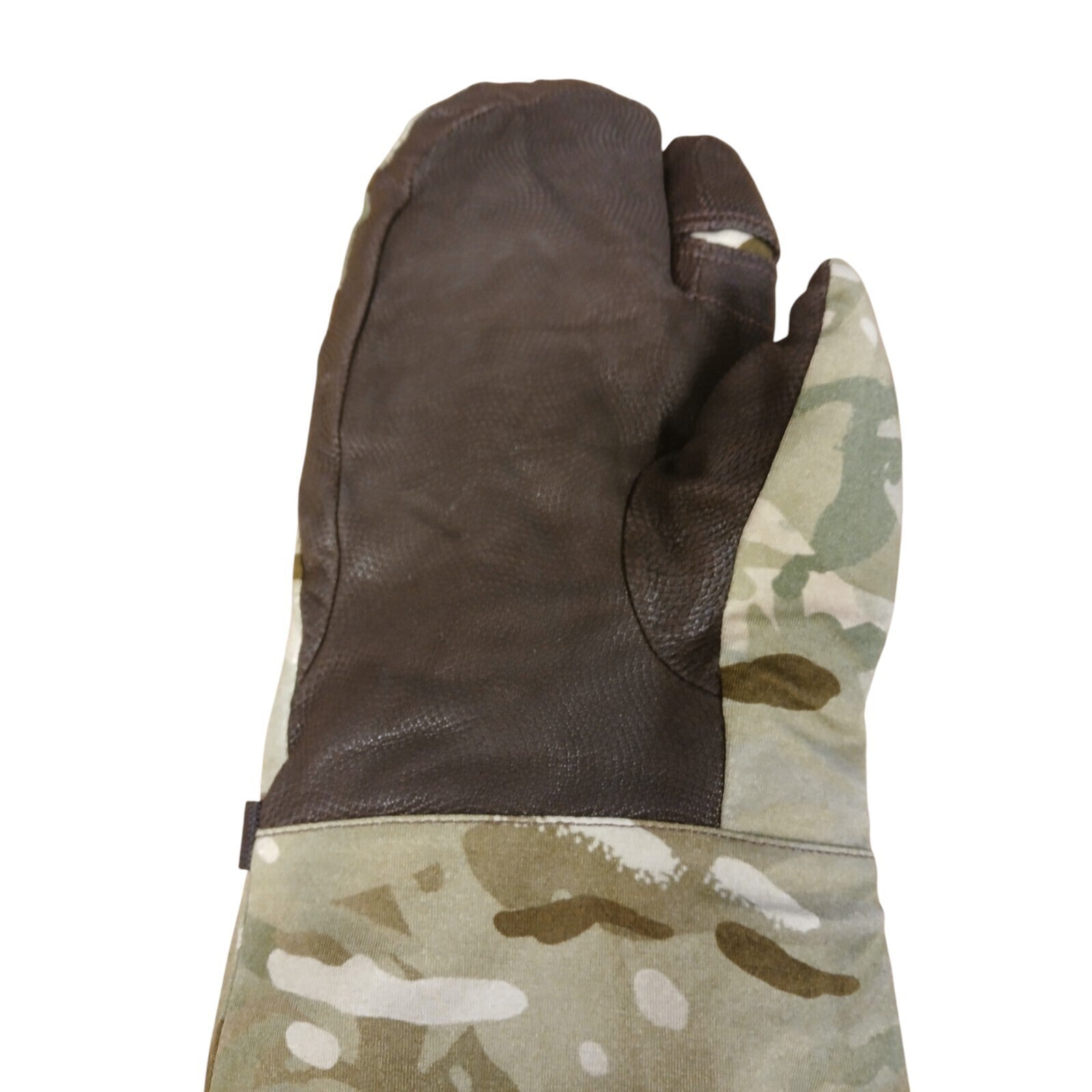 British Army Blizzard Mittens Goretex MTP Leather Camo Gloves   Small - Large