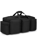 Assault Holdall 100L Black Tactical Bag Military Rucksack Army Police Security