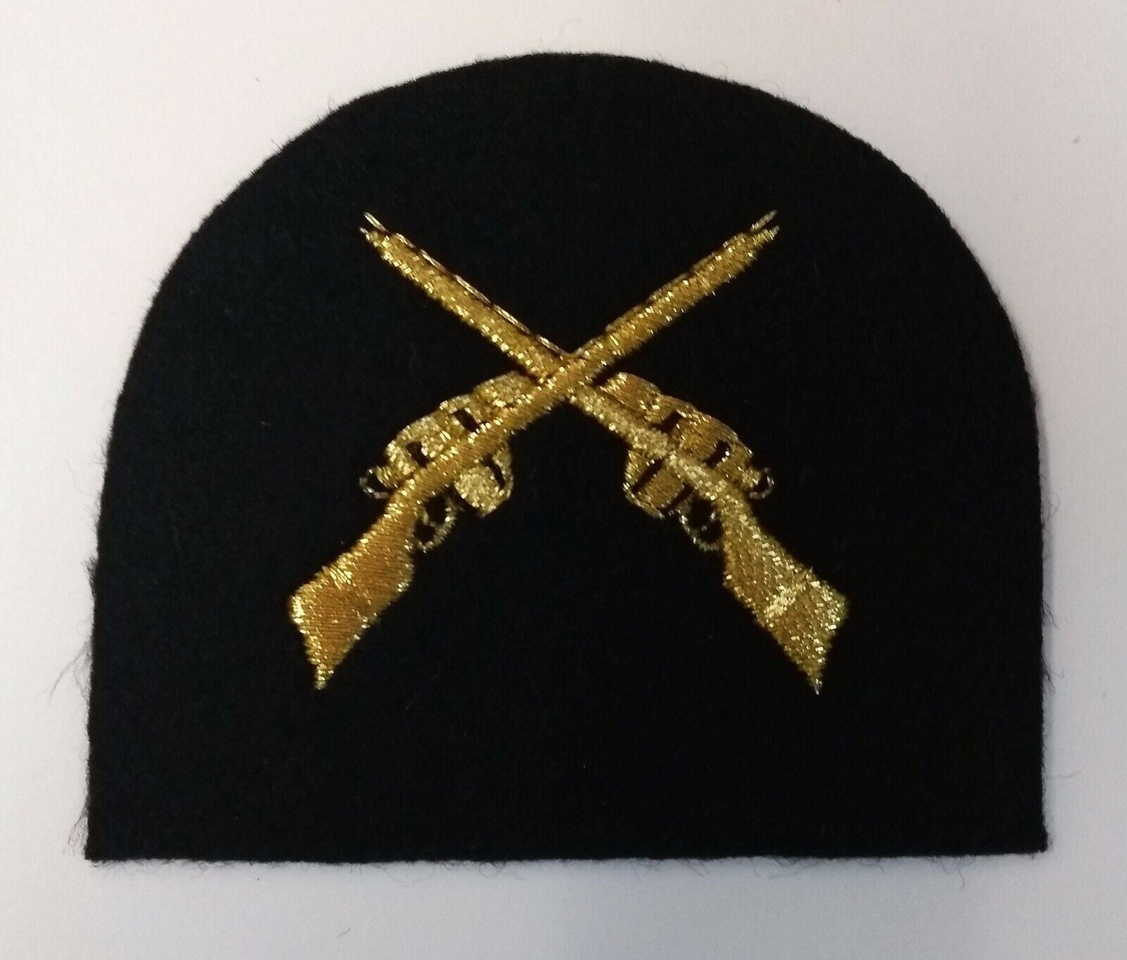 Genuine British Royal Marines Braided Drill Platoon Crossed Rifles SBS  ASPS33