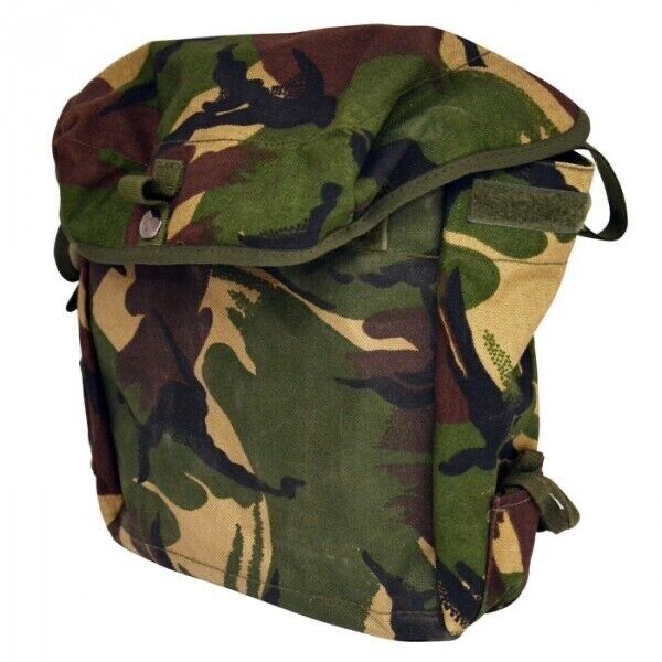 British DPM Respirator Haversack - Army Military Genuine Surplus Satchel Bag