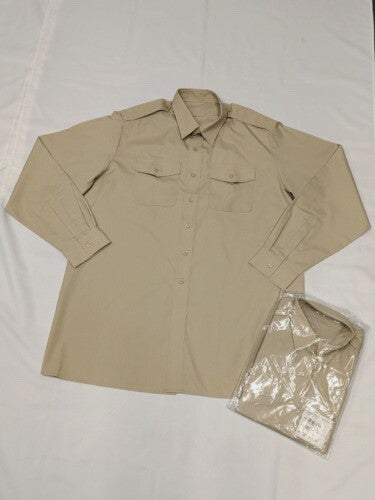 British Army Combat Fawn Long Sleeve Uniform Dress Shirt