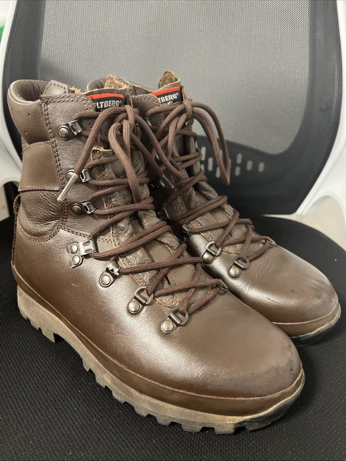 WOMENS ALTBERG BROWN BOOTS High Liability Defender British Army Size 6M