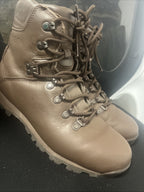 Iturri Brown Leather Patrol Lightweight Combat Boots Size 9M Male UK