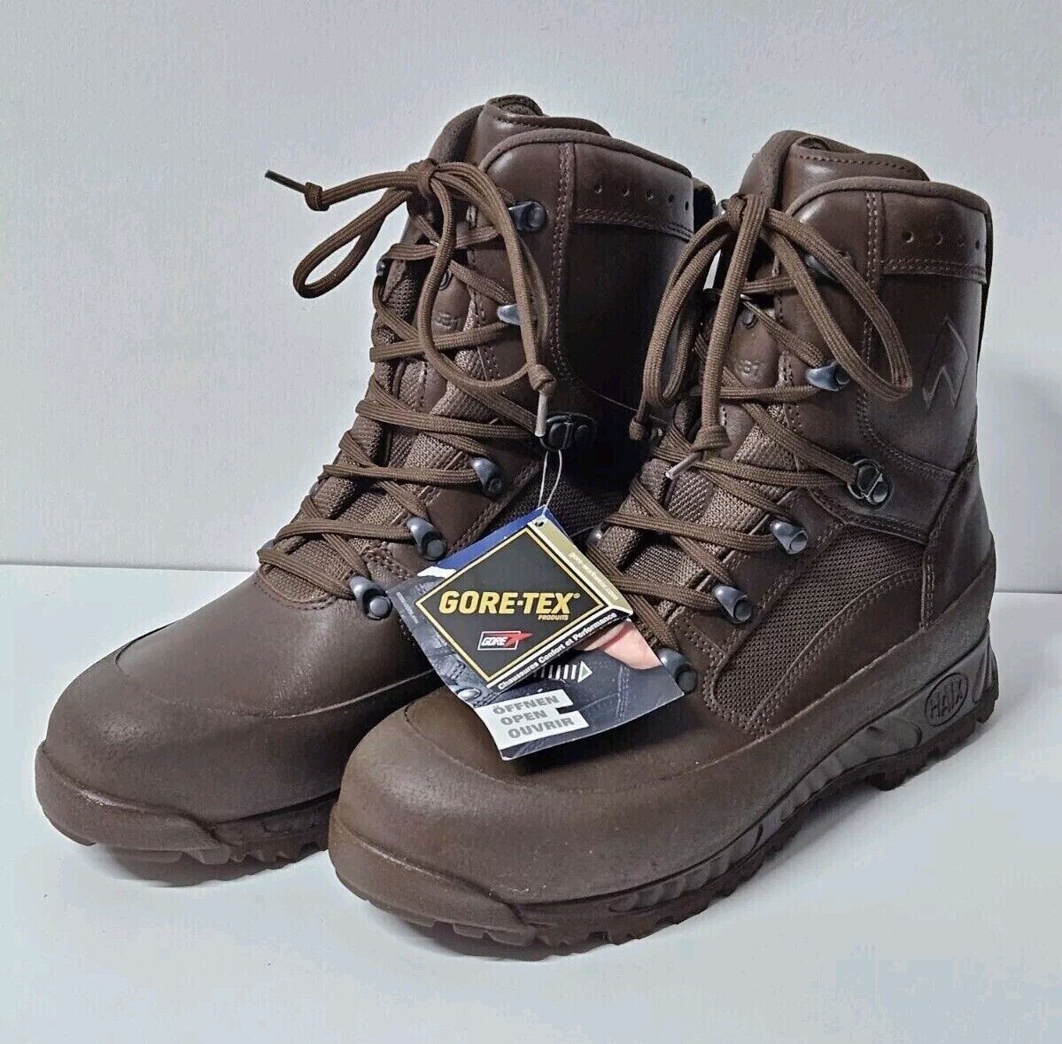 Haix Combat High Liability Boots Male Brown British Army Issue Size 9