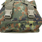 German Army Flecktarn Pouch Gas Mask Bag Respirator Pack