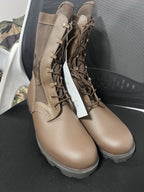 British Army Brown WP Jungle Combat Boots Warm Weather UK 10M
