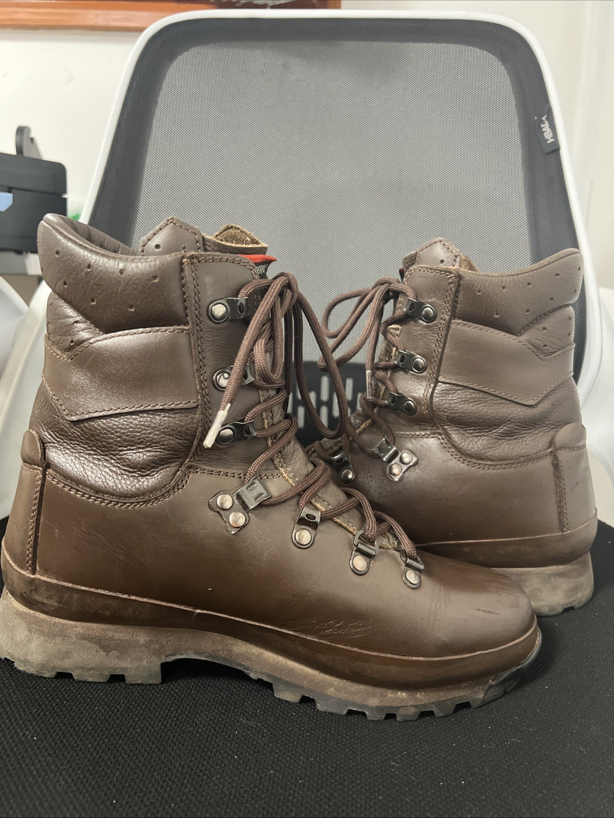 WOMENS ALTBERG BROWN BOOTS High Liability Defender British Army Size 6M