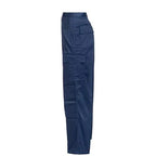 Mens Supertouch Combat Trousers Polyester Workwear Pockets  Navy