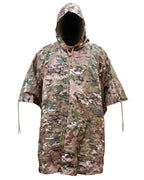 Kombat UK US Style Poncho Green BTP DPM Waterproof Army Outdoors Camping Country