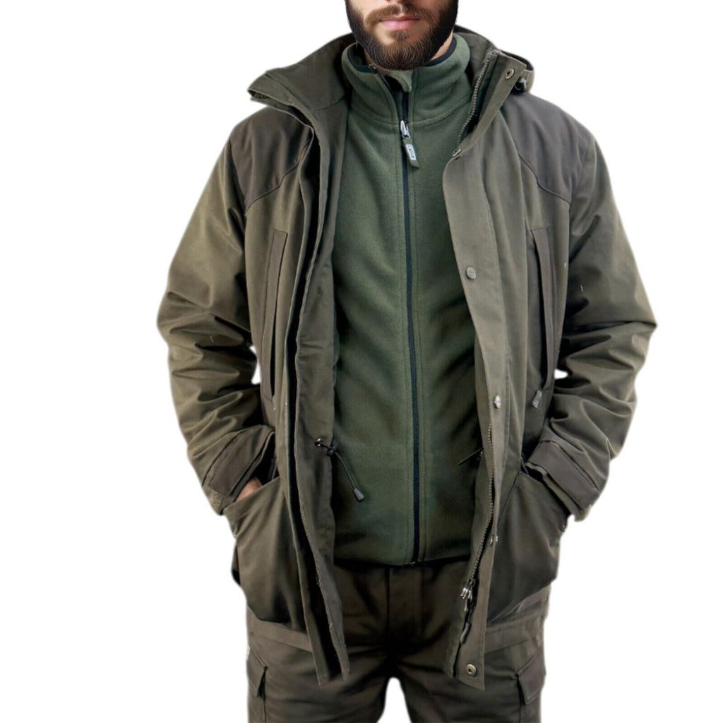Mens Game Forrester Durable Waterproof Jacket - Hunting Camping Outdoor Raincoat