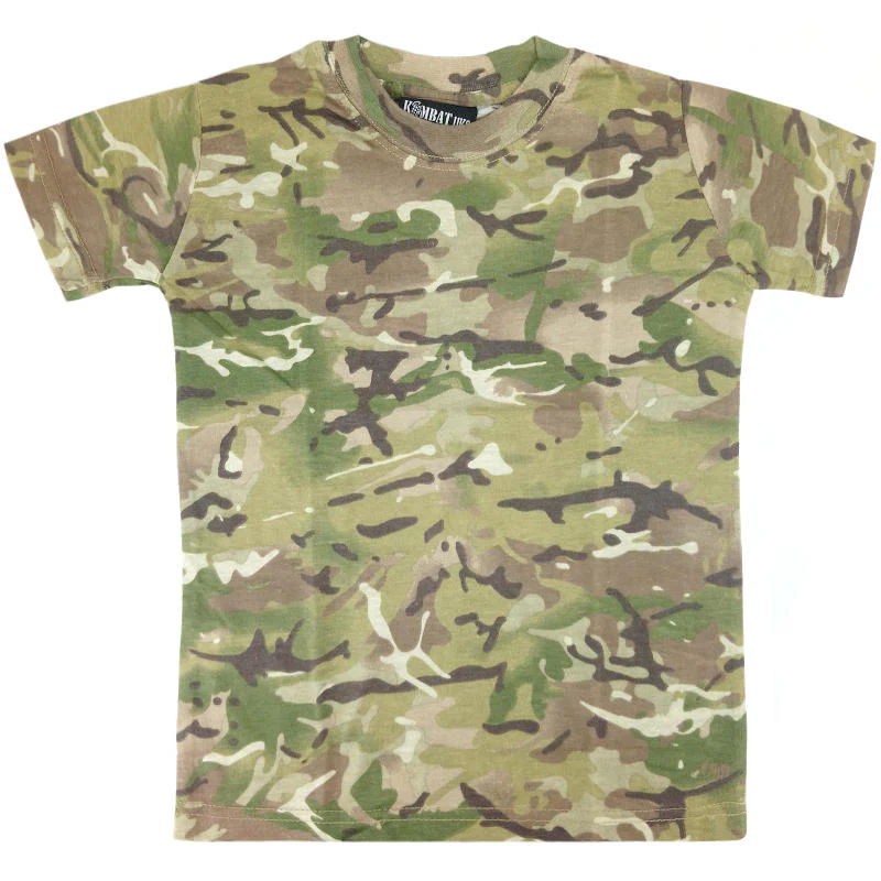 KOMBAT UK MENS CAMO T SHIRT TERRAIN PATTERN