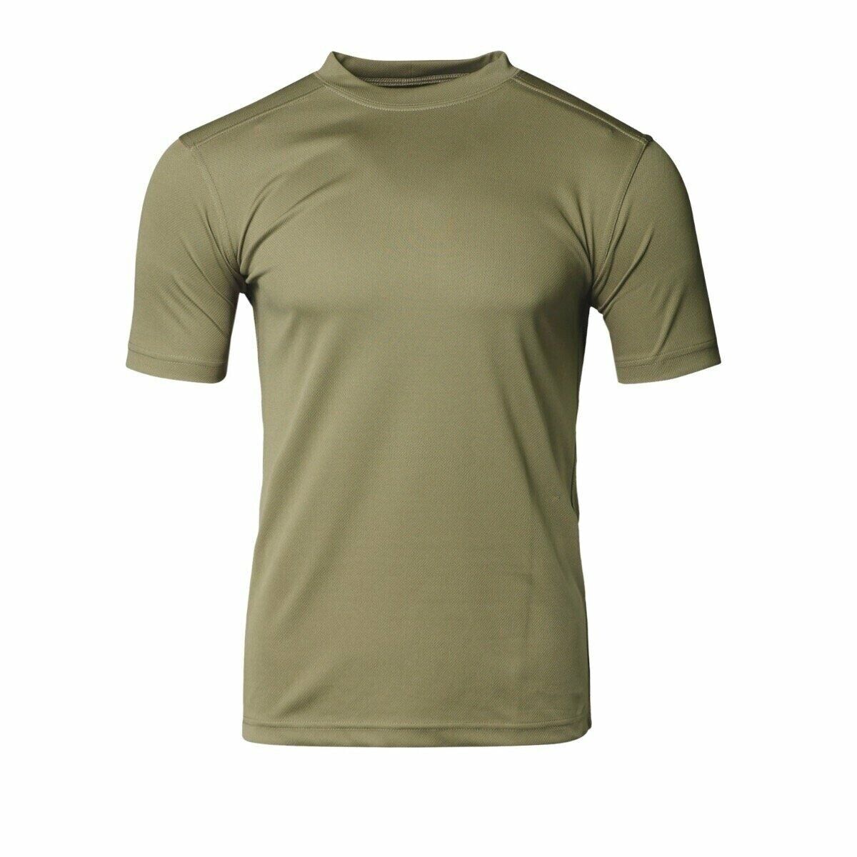 British Army Light Olive Combat Anti Static Wicker T-shirts