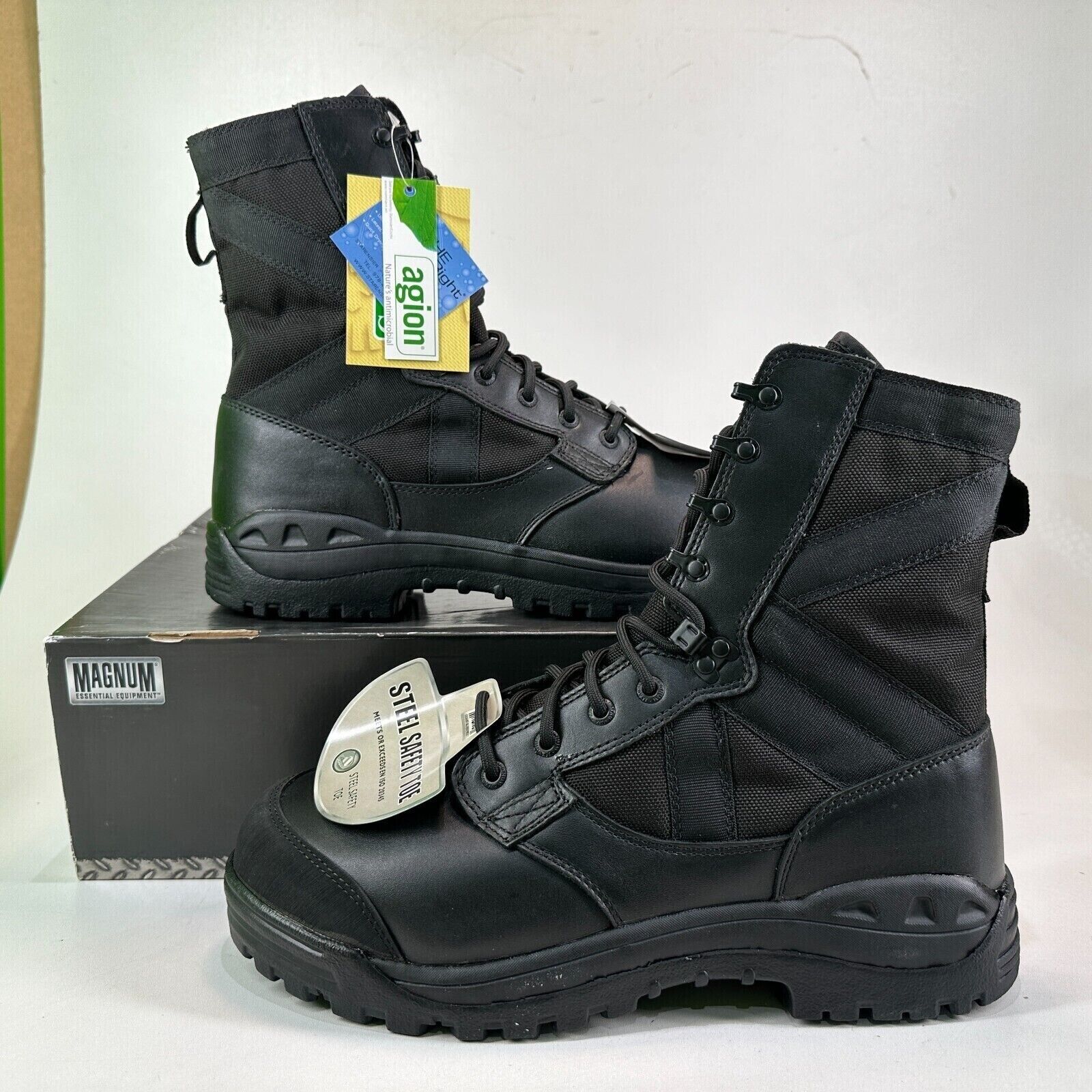Magnum Scorpion Steel Toe Safety Boots British Army Black Size 7 M New & Boxed