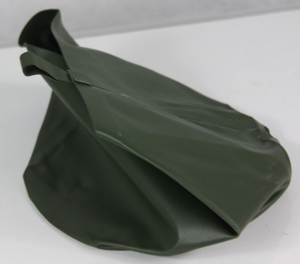 Genuine Surplus Dutch Army  Folding Wash Bowl Water Bowl Green Rubberised Canvas
